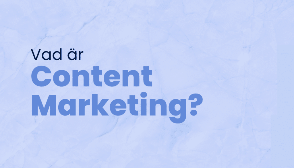 vad är content marketing