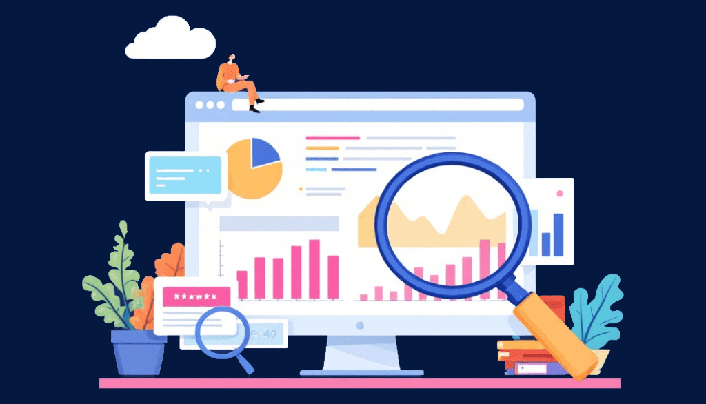 seo analys illustratioin