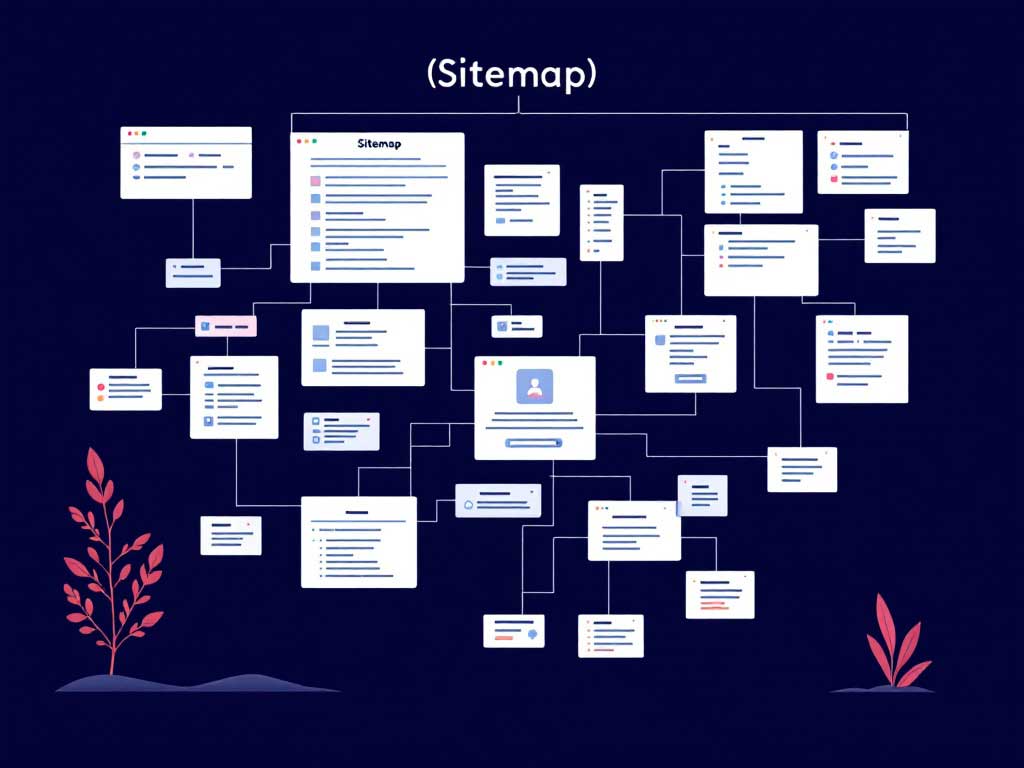 Sitemap innehåll WordPress hemsida