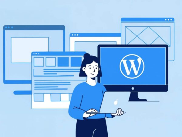 börja skapa wordpress webbplats