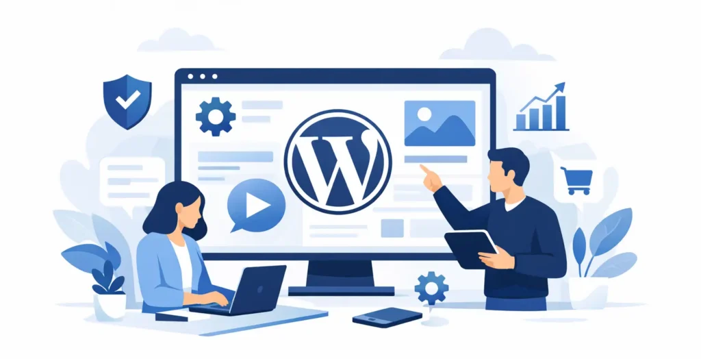 Help with WordPress website for business