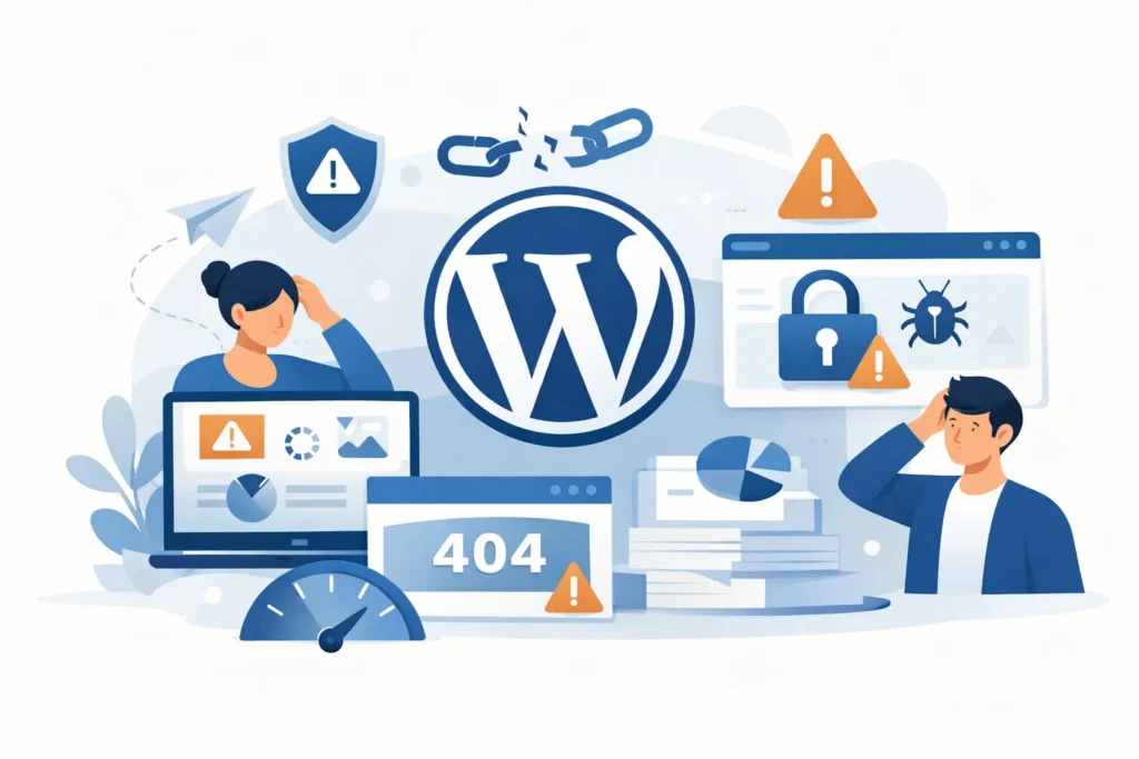 9 vanliga WordPress misstag företag gör