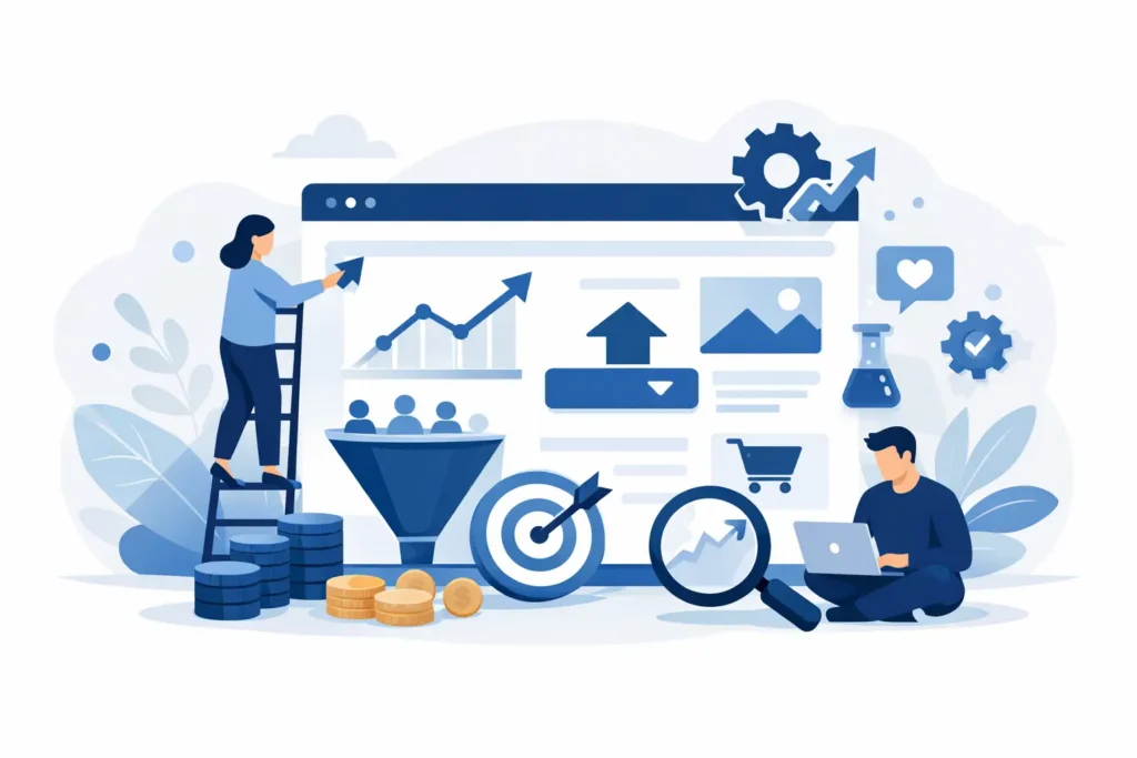 Conversion optimization for the company's website