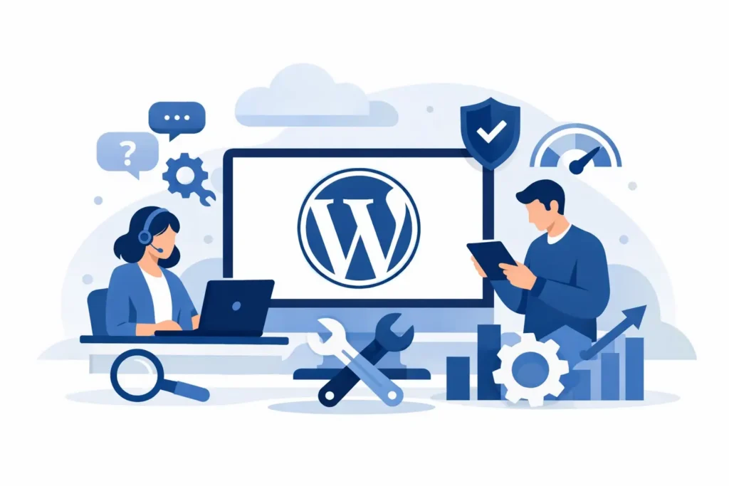 När behövs WordPress support för företag?