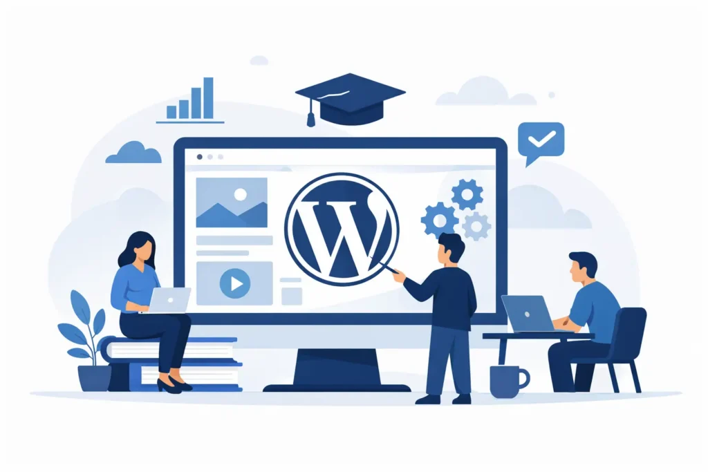 Utbildning i WordPress för företag som håller 1 Utbildning i WordPress för företag som håller