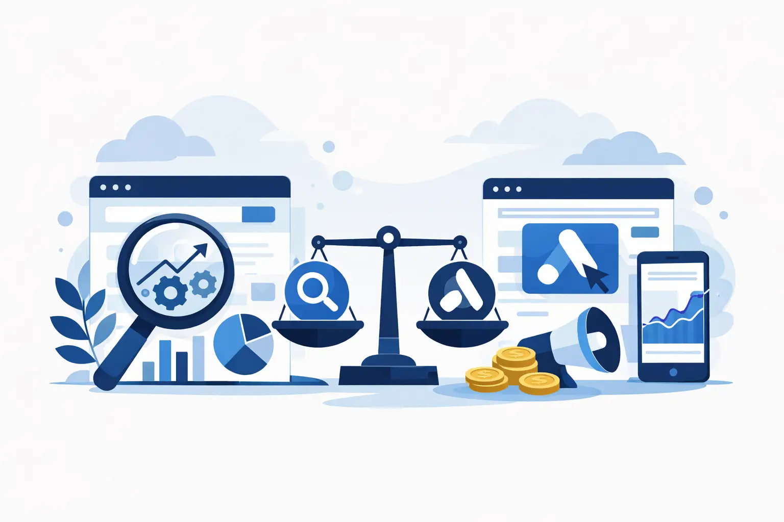 SEO eller Google Ads - vad lönar sig bäst? 2 seo eller google ads