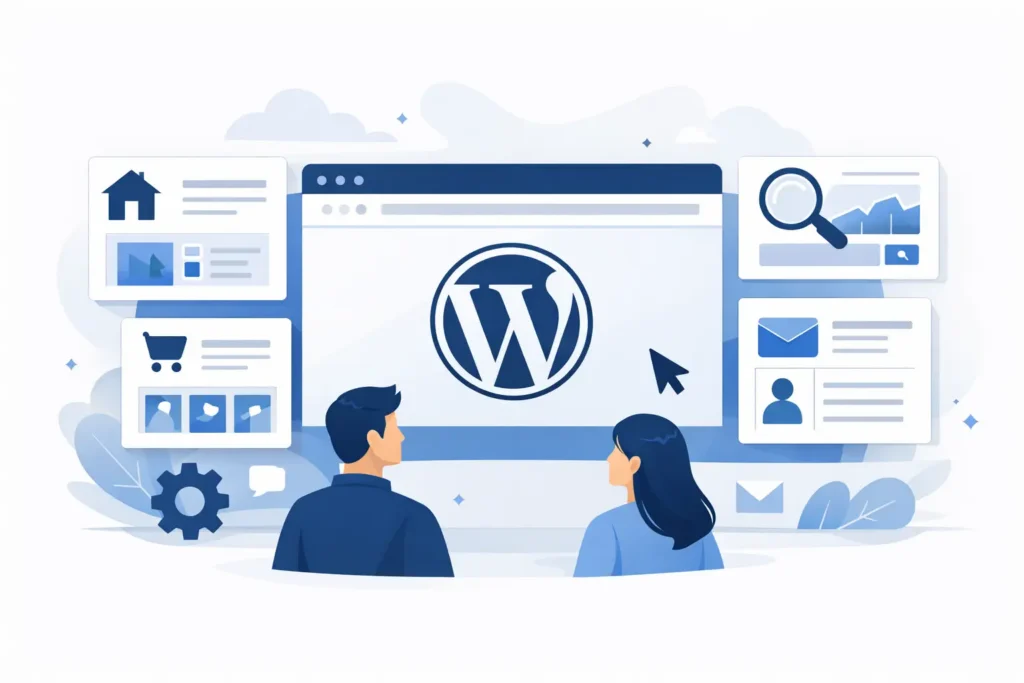 Most important pages on a WordPress business website